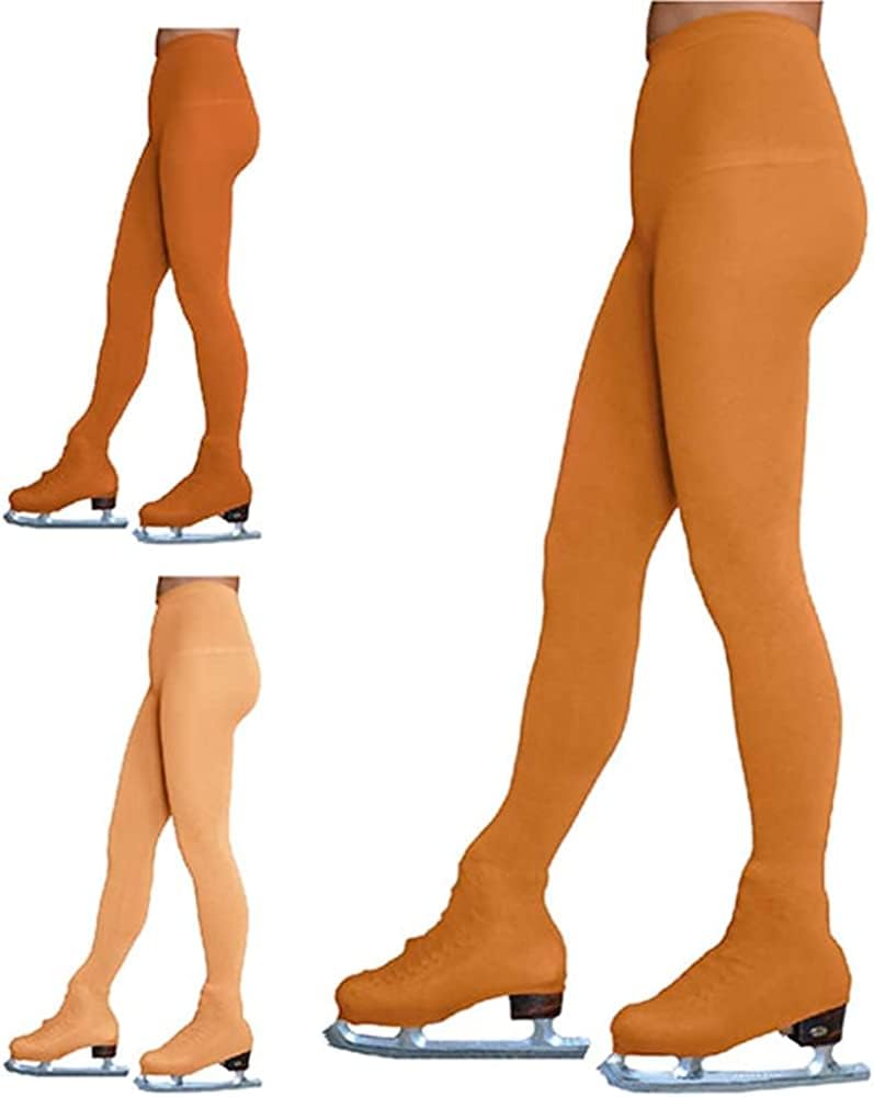 ChloeNoel Figure Skating Light Tan Over The Boot Tights TB8832 Light Tan Child Extra Large/Adult Extra Small (12-14) - Image 2